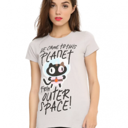 cat in outer space shirt